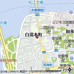 母衣町雑賀町線周辺の地図