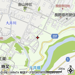 長野県飯田市時又160周辺の地図
