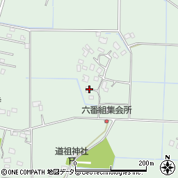 千葉県茂原市七渡2433周辺の地図