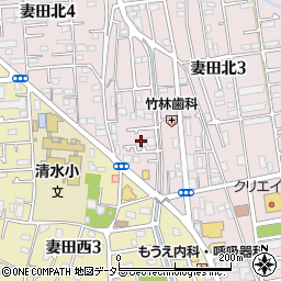 神奈川県厚木市妻田北3丁目1-32周辺の地図