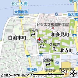島根県松江市寺町北寺町169-2周辺の地図