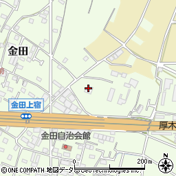 神奈川県厚木市金田648周辺の地図