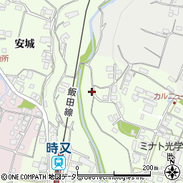 長野県飯田市時又593-3周辺の地図