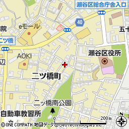 神奈川県横浜市瀬谷区二ツ橋町104-23周辺の地図