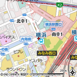 ファミリーマートはまりん横浜駅店周辺の地図