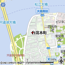 山陰合同銀行松江駅前支店 ＡＴＭ周辺の地図