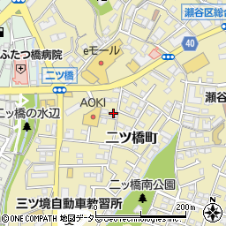 神奈川県横浜市瀬谷区二ツ橋町169周辺の地図