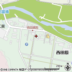 岐阜県関市西田原79周辺の地図