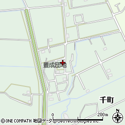 千葉県茂原市千町605-28周辺の地図