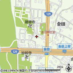 神奈川県厚木市金田273周辺の地図