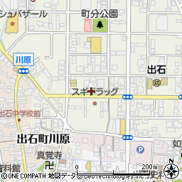 神戸新聞　出石専売所周辺の地図