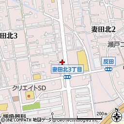 神奈川県厚木市妻田北3丁目15-45周辺の地図