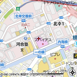 洋麺屋五右衛門横浜ハマボール店周辺の地図