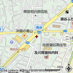 神奈川県横浜市瀬谷区南台1丁目34周辺の地図