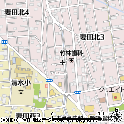 神奈川県厚木市妻田北3丁目1-19周辺の地図