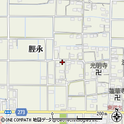 岐阜県揖斐郡揖斐川町脛永813周辺の地図