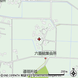 千葉県茂原市七渡2432周辺の地図