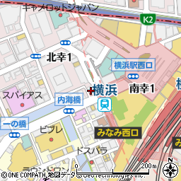 みずほ銀行横浜西口 ＡＴＭ周辺の地図