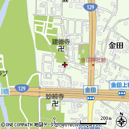 神奈川県厚木市金田271-8周辺の地図