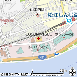 島根県松江市千鳥町83周辺の地図