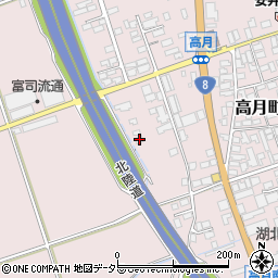 滋賀県長浜市高月町高月1320-1周辺の地図