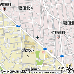 神奈川県厚木市妻田北4丁目1-7周辺の地図