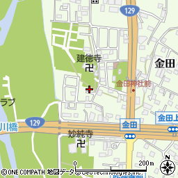 神奈川県厚木市金田271-10周辺の地図