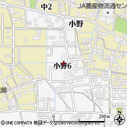 岐阜県岐阜市小野6丁目23周辺の地図