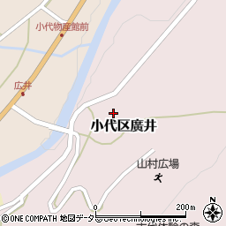 兵庫県美方郡香美町小代区廣井67周辺の地図