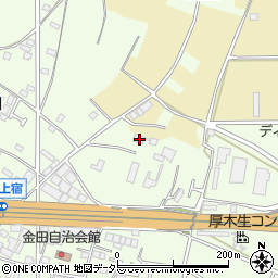 神奈川県厚木市金田641周辺の地図