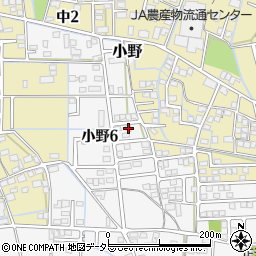 岐阜県岐阜市小野6丁目30周辺の地図