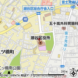 横浜市瀬谷区役所周辺の地図