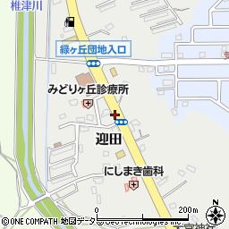 迎田住宅周辺の地図