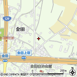 神奈川県厚木市金田520周辺の地図
