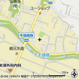 神奈川県厚木市飯山594-2周辺の地図