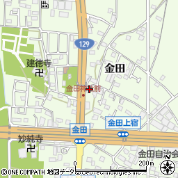 神奈川県厚木市金田508周辺の地図