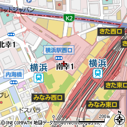 バケット 横浜ジョイナス店周辺の地図