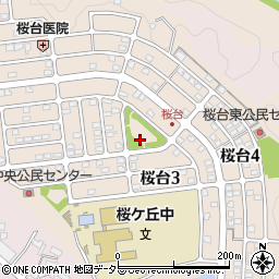 桜台中央公園周辺の地図