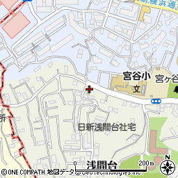 セブンイレブン横浜浅間台店周辺の地図