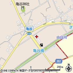 鳥取県東伯郡北栄町亀谷285周辺の地図