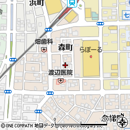 京都府舞鶴市森町19-10周辺の地図