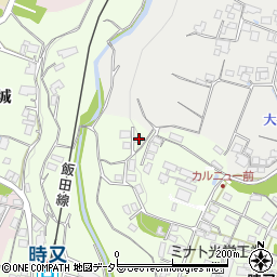 長野県飯田市時又613周辺の地図