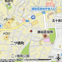 神奈川県横浜市瀬谷区二ツ橋町176周辺の地図