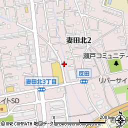 神奈川県厚木市妻田北2丁目12-10周辺の地図