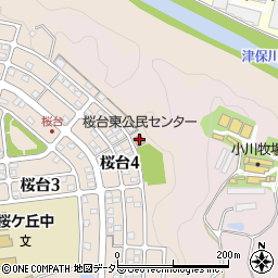 桜台東公民センター周辺の地図
