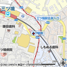 神奈川県横浜市瀬谷区三ツ境6-1周辺の地図