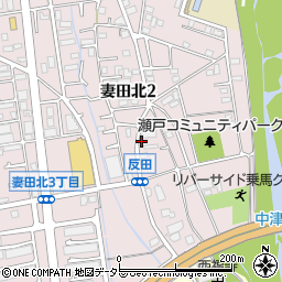 神奈川県厚木市妻田北2丁目9-11周辺の地図