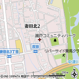 神奈川県厚木市妻田北2丁目9-10周辺の地図