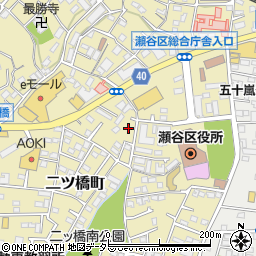 神奈川県横浜市瀬谷区二ツ橋町176-4周辺の地図