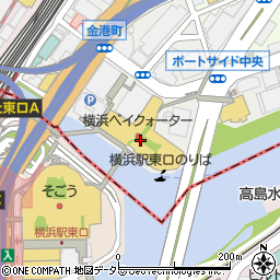エクスプレスグラス　横浜ベイクォーター店周辺の地図